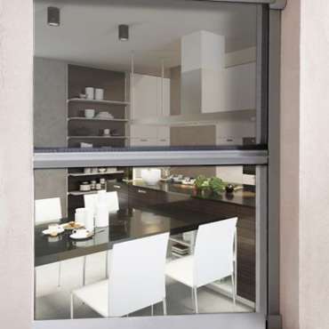Moustiquaire Enroulable gris sur-mesure